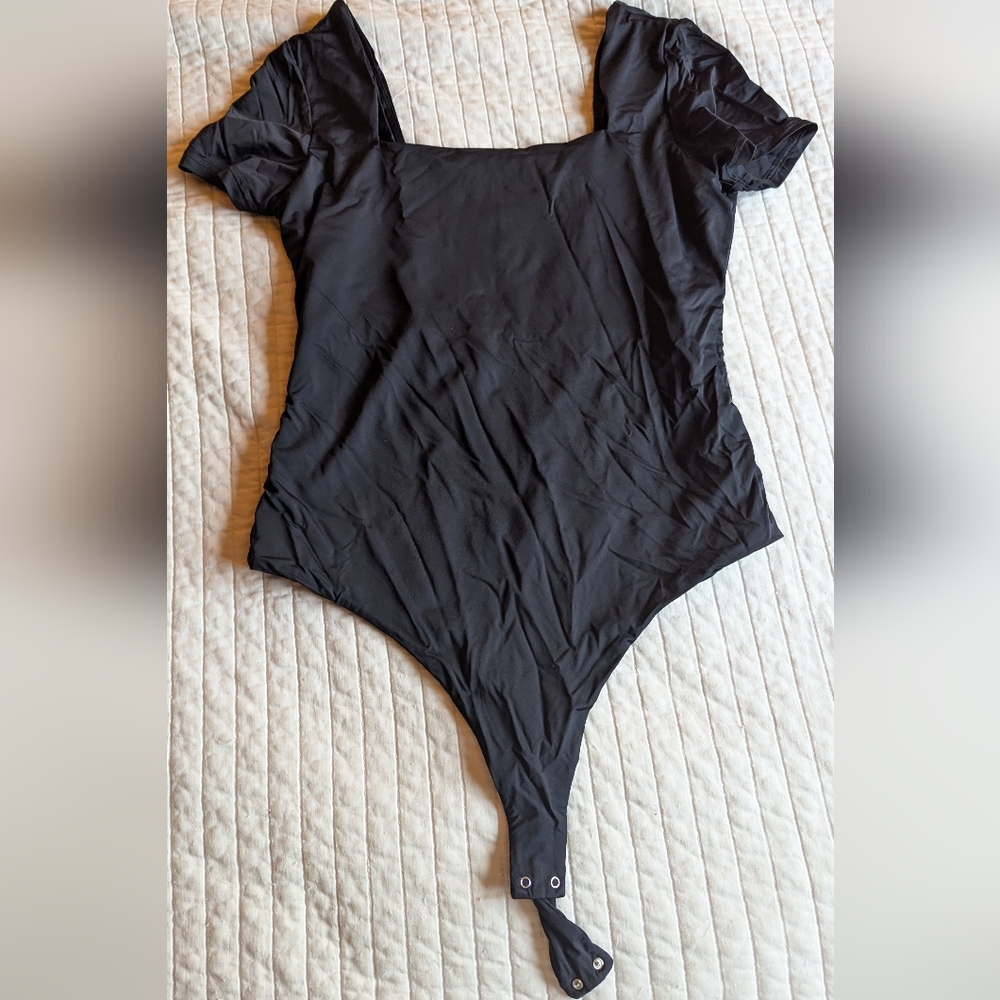 Klassy Network Bramisuit Square Neck Black XXL